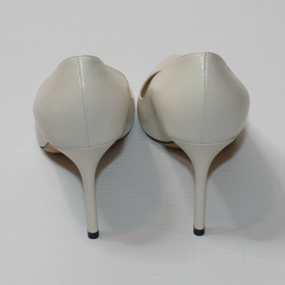 Jimmy Choo Romy 85 in Linen Kid Leather Pumps Shoes size EU 40.5 / US 10.5 NEW - Picture 4 of 5
